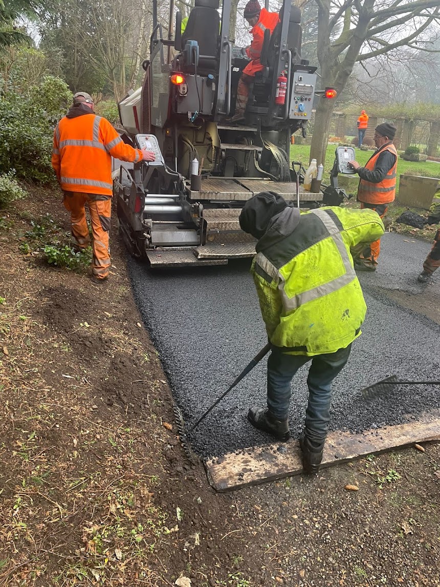 Fencing project by Priority Paving Specialists