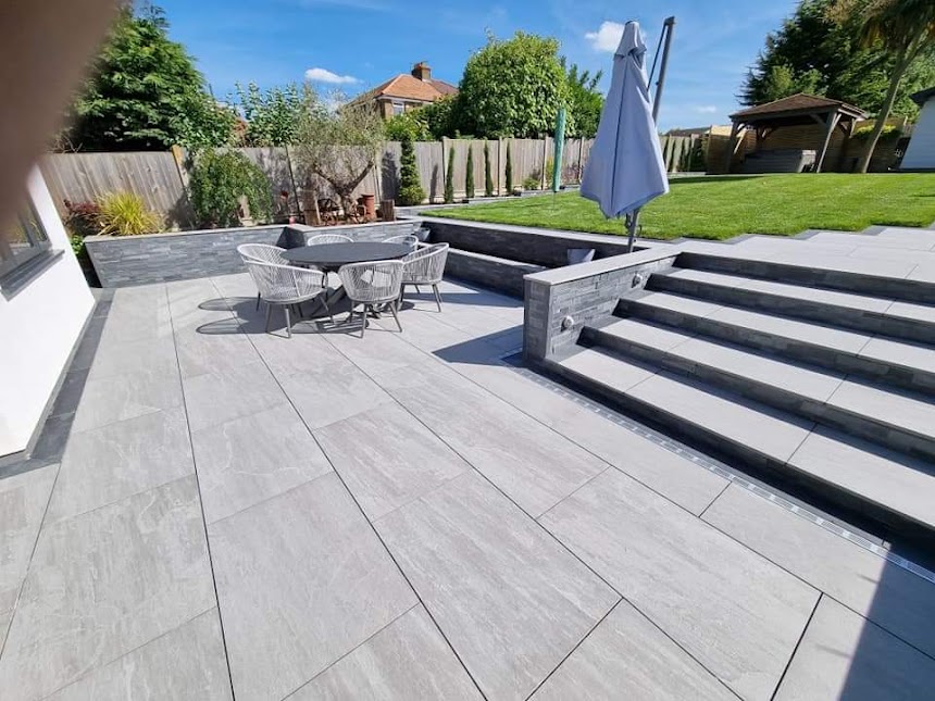 Patios project by Priority Paving Specialists